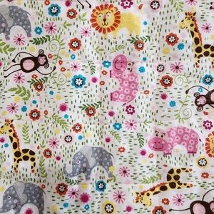 Colorful Animal Print Baby Blanket